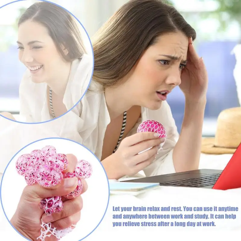 Soft Small Sensory Ball Toy Antistress Stress Relief Fidget Anti-anxiety Pop Out Decompression Squeeze Toys For Kids Adults 3