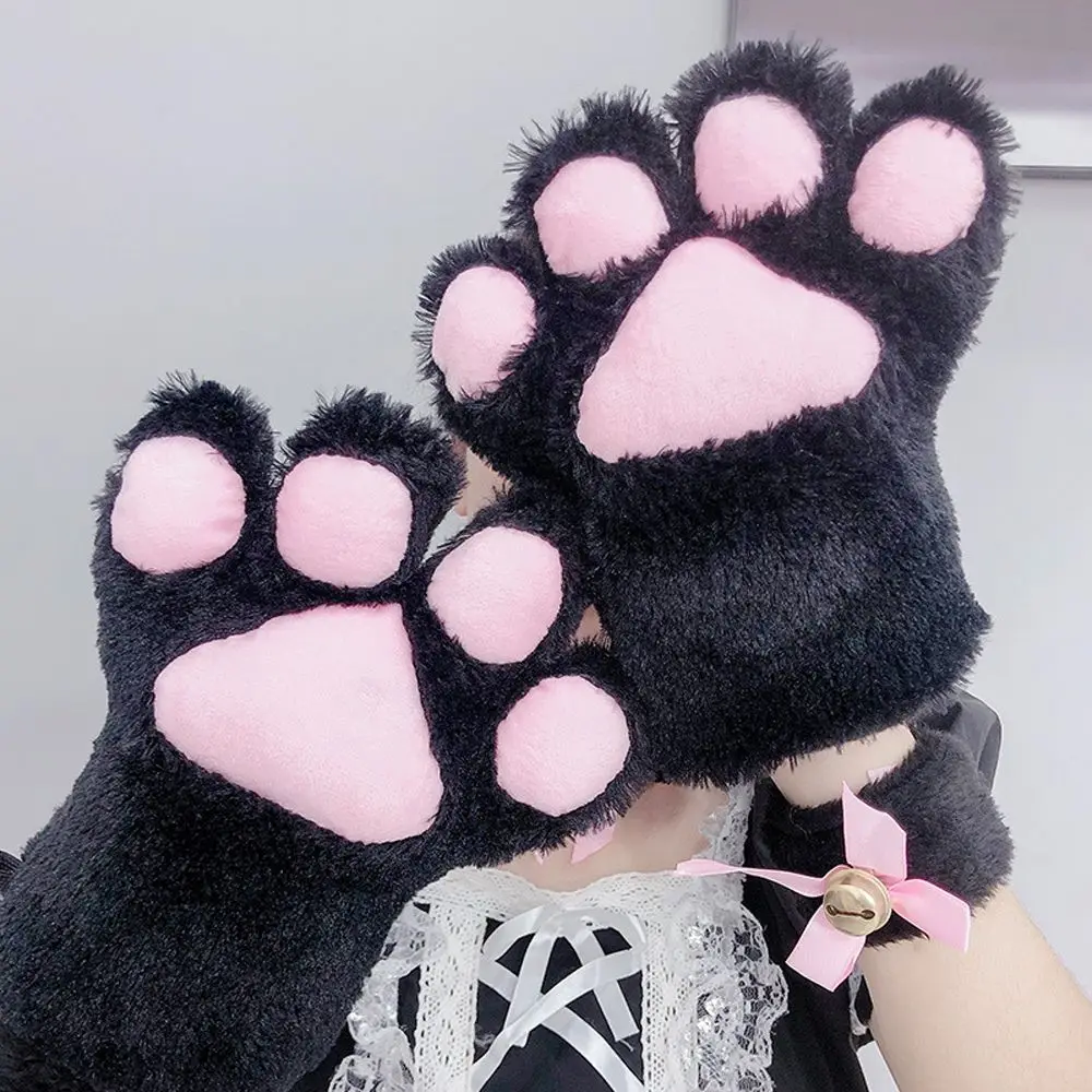New For Women Cute Bear Claw Cat Claw Gloves Anime Cosplay Gloves Paw Mittens