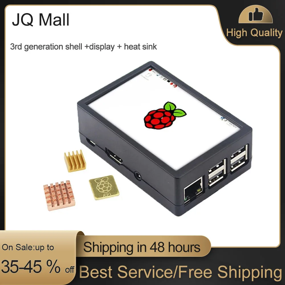 For-Raspberry-Pi-3-Model-B-3-5-inch-Touchscreen-480-320-TFT-LCD-ABS ...