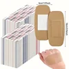 50pcs Extra-Large Waterproof & Breathable Bandages for Emergency Wound Care PE Material, Ideal for Sports Injuries & Outdoor Use 1