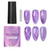 Velvet Cat Eye Gel Nail Polish Cat Eye Gel Nail Polish - 10ml Purple UV Soak Off