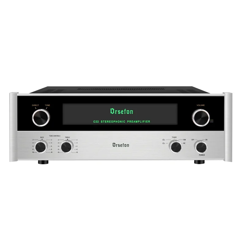 A-098 Clone Mcintosh C22 12 Ax7/12 At7 Tubo Pre Amplificatore Xlr/Rca/Phono Mm Mc 220V/110V