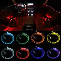 12V 6m LED Strips RGB Car Interior Light Ambient Lamp Decorative Fiber Optic 5 Lens Smart Control Caravan Automotive Accessories - Image 3