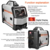 Multifunctional 4in1 MIG MMA MAG TIG-160C Inverter Welders Multipurpose Portable Electric Welding Machine Intelligent Welders 2