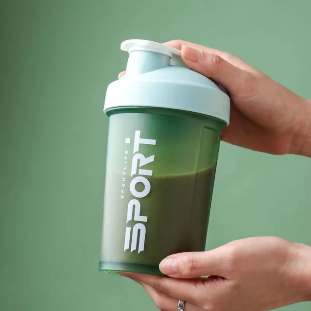 500ML 3-layer Sports Water Bottle Protein Shaker Outdoor Travel Portable Leakproof Drinkware Plastic My Drink Bottle BPA Free 3