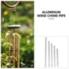 25/30Pcs Different Length Wind Chime Tubes Set Silver Tone Empty Wind Chime Making Kit For Home Decoration DIY Wind Chime Tubes 3