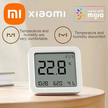 Original XIAOMI Mijia Smart Temperature Humidity Sensor 3 Thermometer Electric Digital Hygrometer Humidity Meter with Mijia APP 1