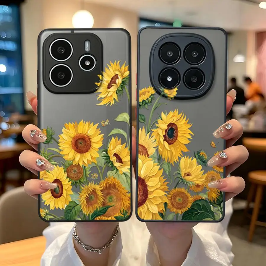 Sunflower Bloom Protective Phone Case -  Back Cover