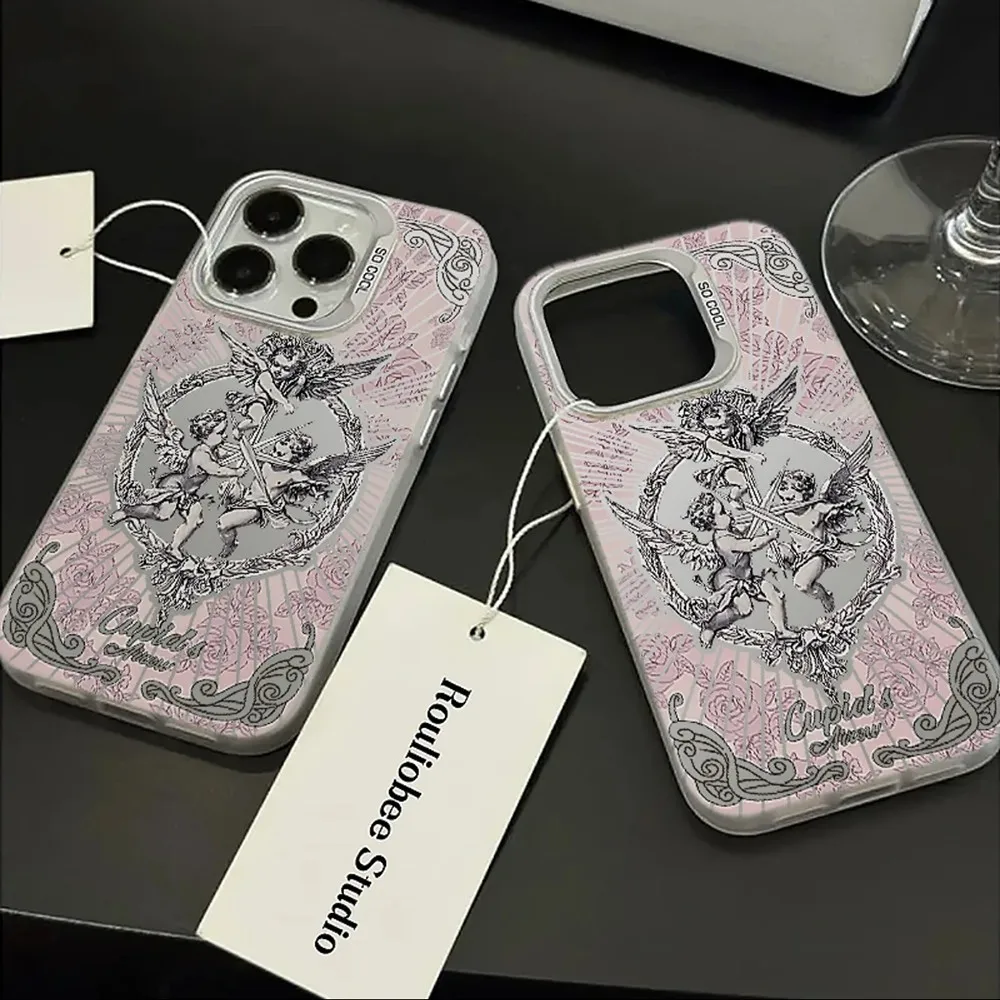 European Vintage Cupid Angel Phone Case