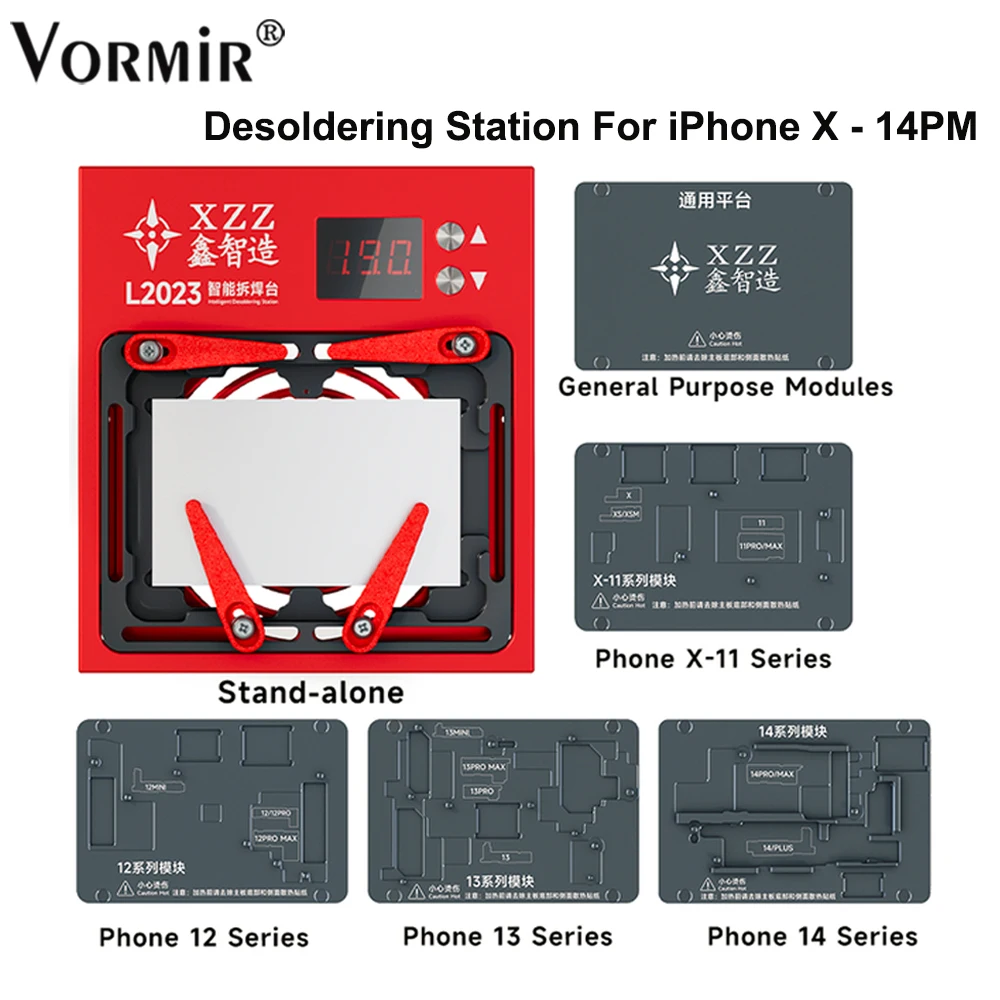 

Xinzhizao XZZ L2023 интеллектуальная станция для распайки для iPhone, планшетов Android, материнских плат, микросхем интегральной схемы, трафарет BGA, инструменты для ремонта телефонов