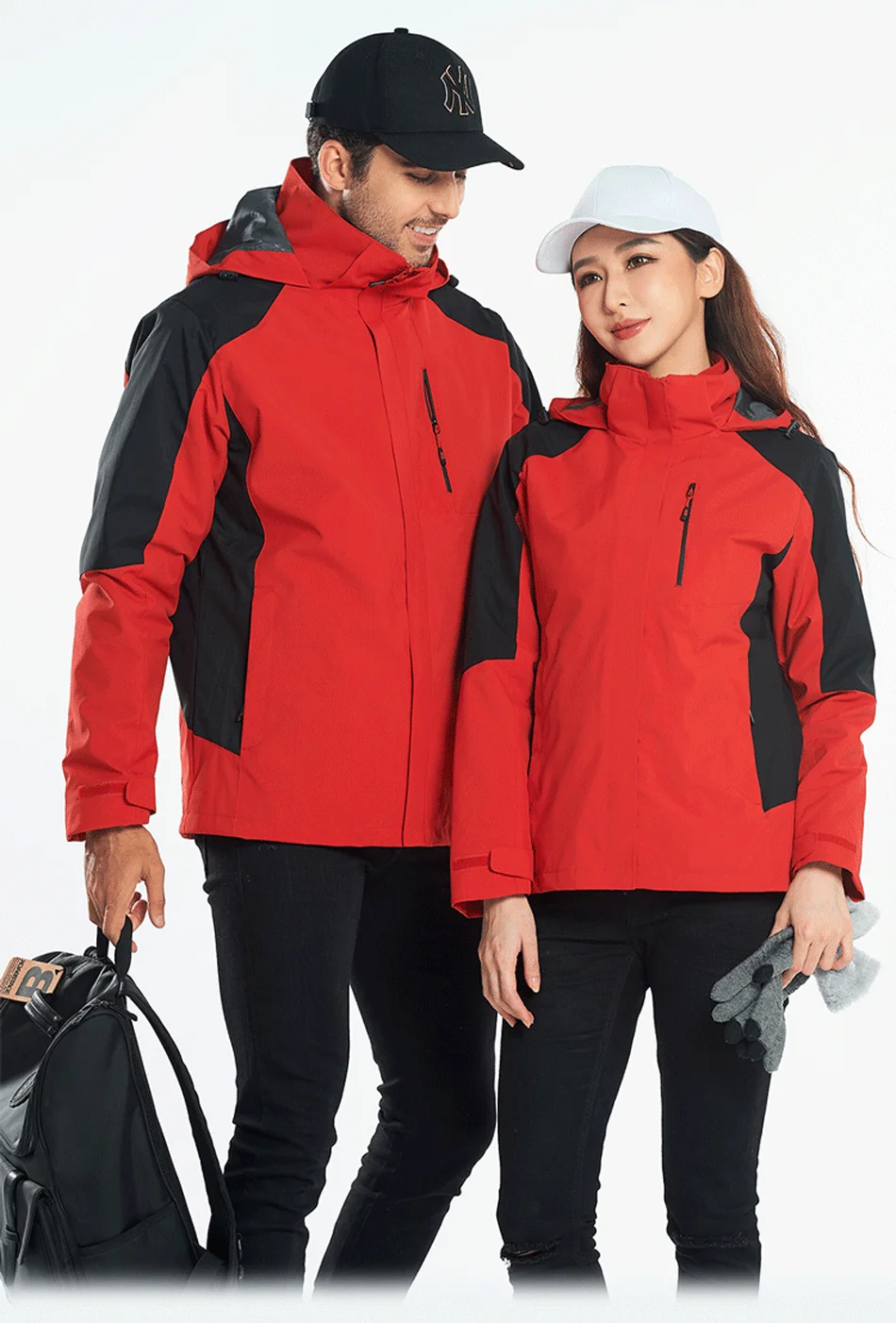 Custom logo Men winter jacket embroidered text Male Outdoor Sports Hiking Jacket personality customization waterproof thick coat 21 S374738dcce764b8c995ecfb117b8db2fj