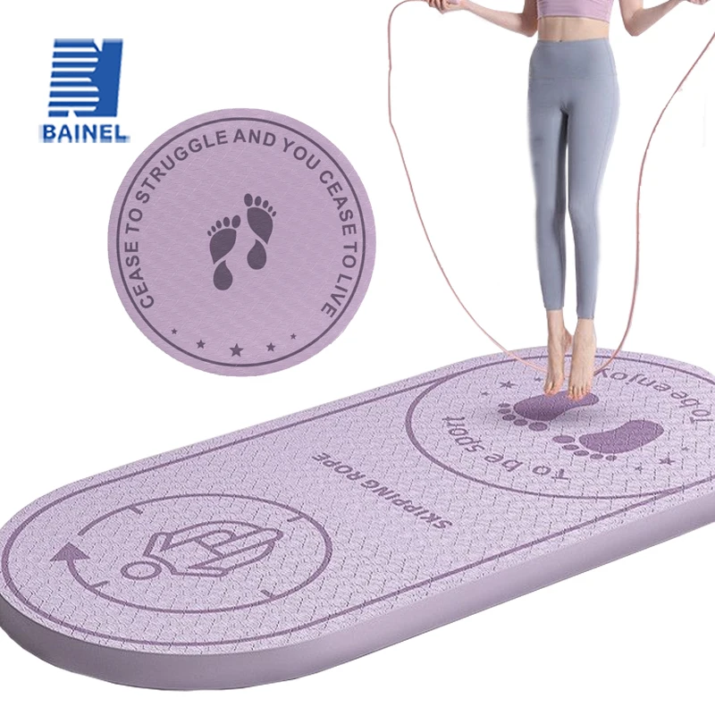 Anti-noise-Jump-Rope-Mat-Exercise-Shock-Absorption-Yoga-Mat-High ...