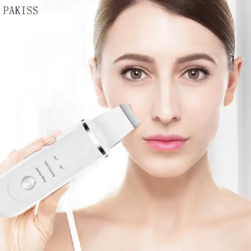 PAKISS Skin Scrubber Facial Spatula Blackhead Remover Pore Cleaner Scraper Deep Cleansing-4 Modes FY-401-402