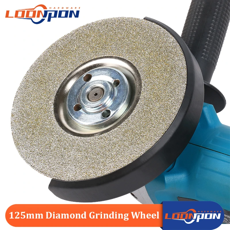 125mm Electroplated Diamond Cutting Disc Grinding Wheel Bowl Shape Discs for Glass Ceramic Jade 46Grit 150 Grit 1pc