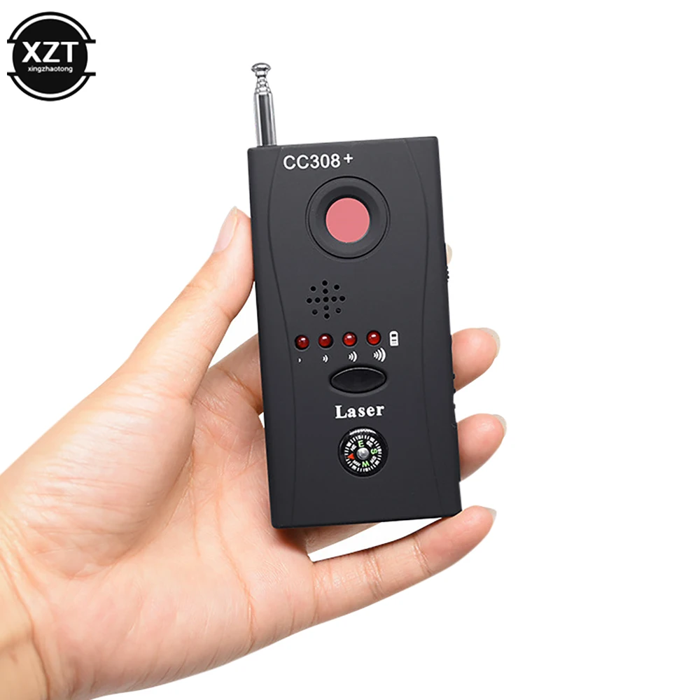 GPS Tracker CC308 Metal Detector Anti-listening Candid Wireless Camera GPS Positioning Sensor Detector Full-range WiFi RF GSM Device Finder