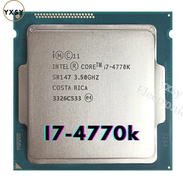 Intel Core i7-Processeur Quad Core,i7-4770K k,i7 4770 k,4770  ghz,クアッドコア,cpuプロセッサ,84w,lga 3.5