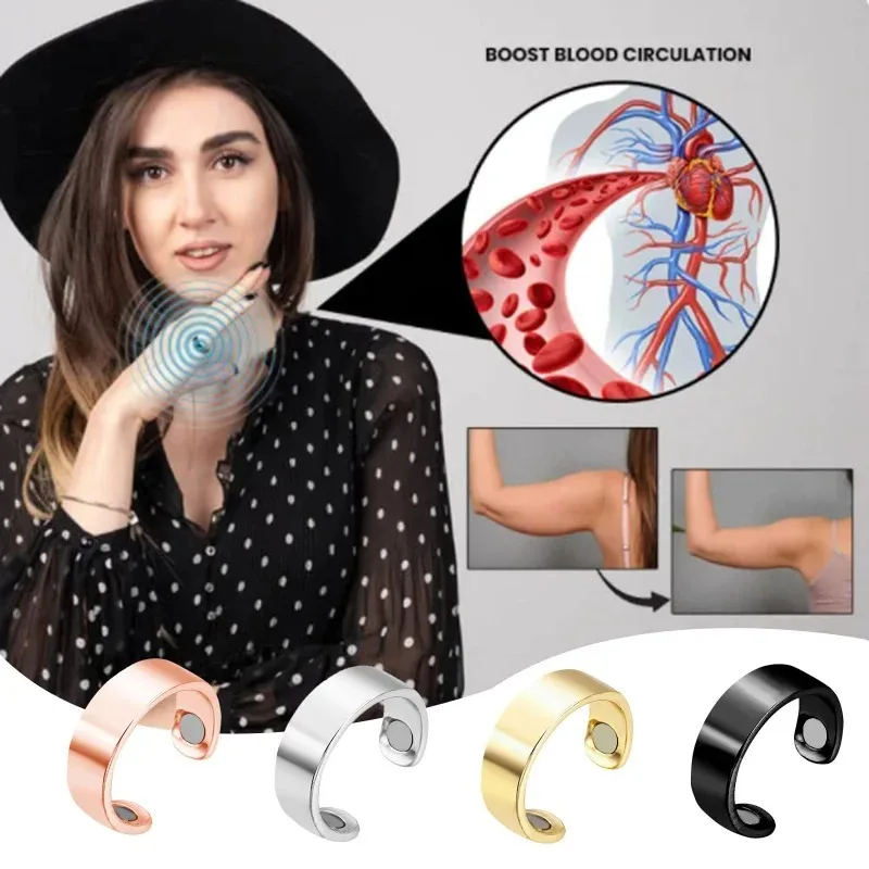 Blood Sugar Ring Blood Sugar Control Diabetes Monitor Balance Magnetic Therapy Improve Sleep Soreness Relief Lymphatic Drainage blood sugar ring