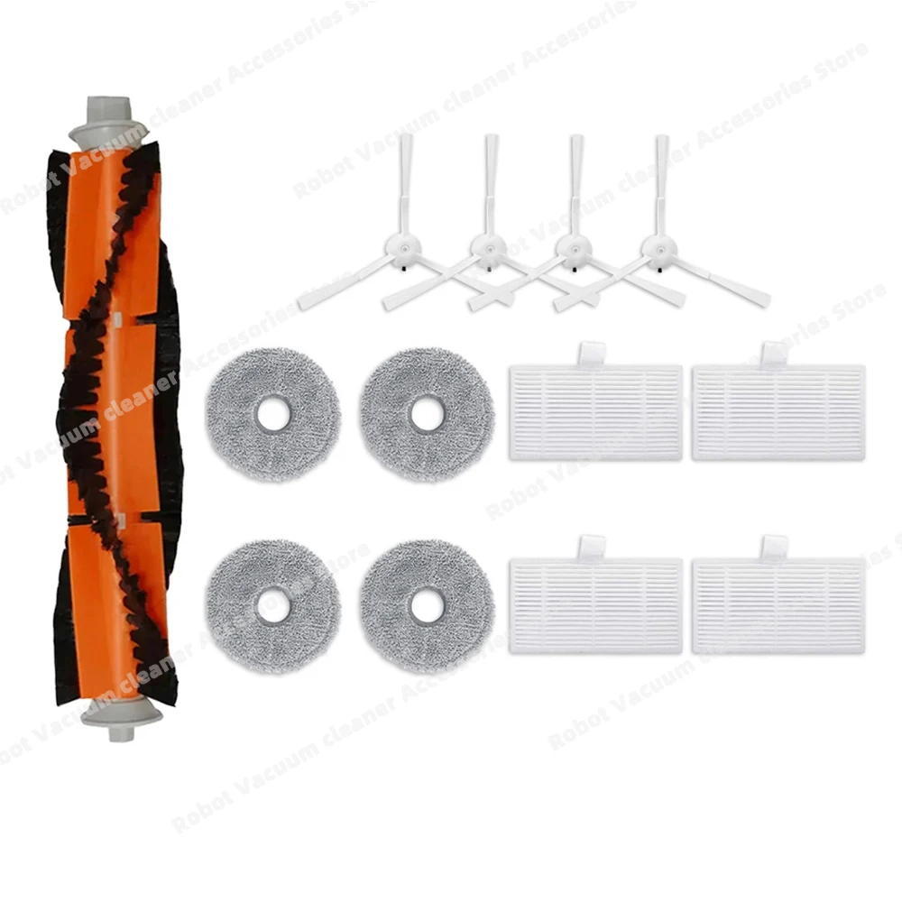 Accessori for lavapavimenti con filtro for spazzola laterale principale, compatibili con Xiaomi, compatibili con Dreame Bot W10 / W10 Pro pezzi di ricambio for aspirapolvere robot(Color:K