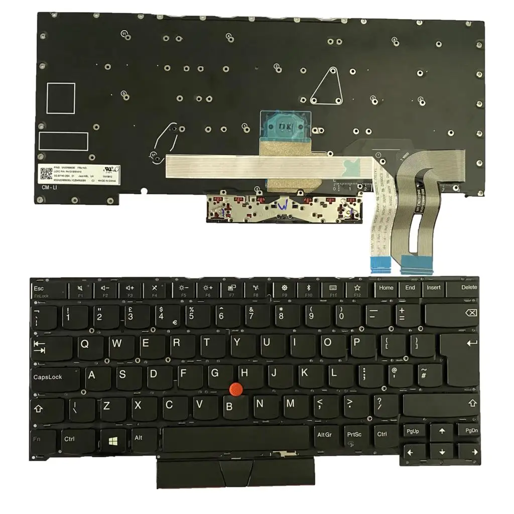 

Клавиатура New UK для Lenovo Thinkpad X1 EXTREME GEN 1 2 T490S T495S 20MD 20QT 20QU