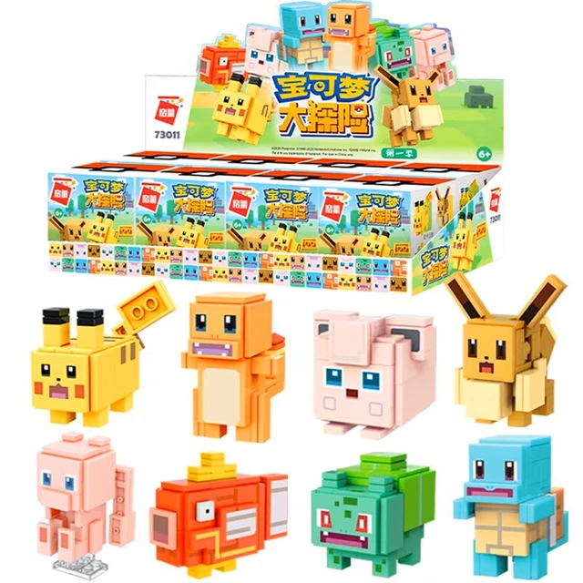 本物のポケモンクエストゲーム正方形ピカチュウビルディングブロックミステリーボックスおもちゃヒトカゲイーブイミュウmagikarpアニメフィギュアモデル人形 Aliexpress Mobile 本物のポケモンクエストゲーム正方形ピカチュウビルディングブロックミステリーボックスおもちゃヒトカゲイーブイミュウmagikarpアニメフィギュアモデル人形 Aliexpress Mobile