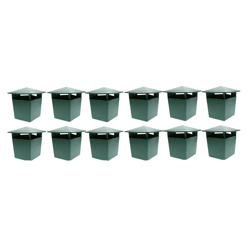 

HOT SALE 12Pcs Reusable Bait Snail Traps Garden Pest Catch Trap Safe Gardening Slugs Snails Catcher Eco-Friendly Snail Cages