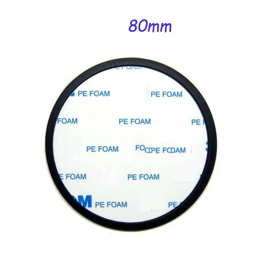 80mm 프리미엄 슈퍼 접착 스티커 자동차 대시 패드 마운트 디스크 자동 DVR GPS 레코더 네비게이터 흡입 컵 홀더 수정베이스