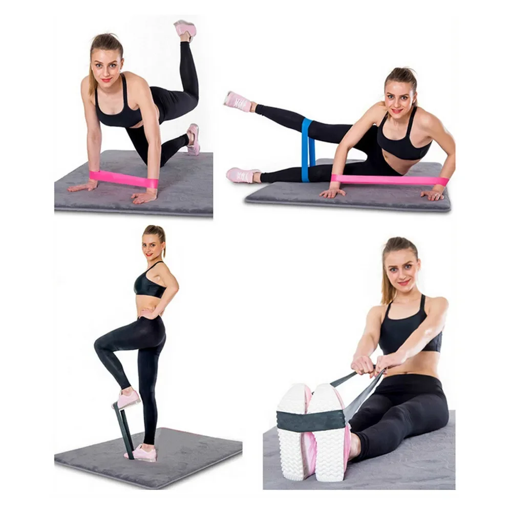 Fitness Resistance Band Fitness Accessories 1PC Resistance Band Loop Yoga Pilates Home GYM Fitness Exercise Workout Training Body Pilates Strength Training
