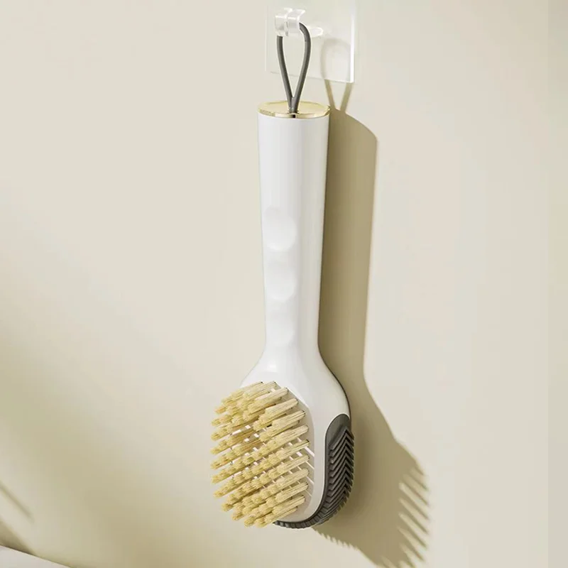 Hot Sale Multi Function Liquid Filled Shoe Brush Household Shoe Cleaning Brush Soft Bristles Easy Operate Long Handle Shoe Brush 6
