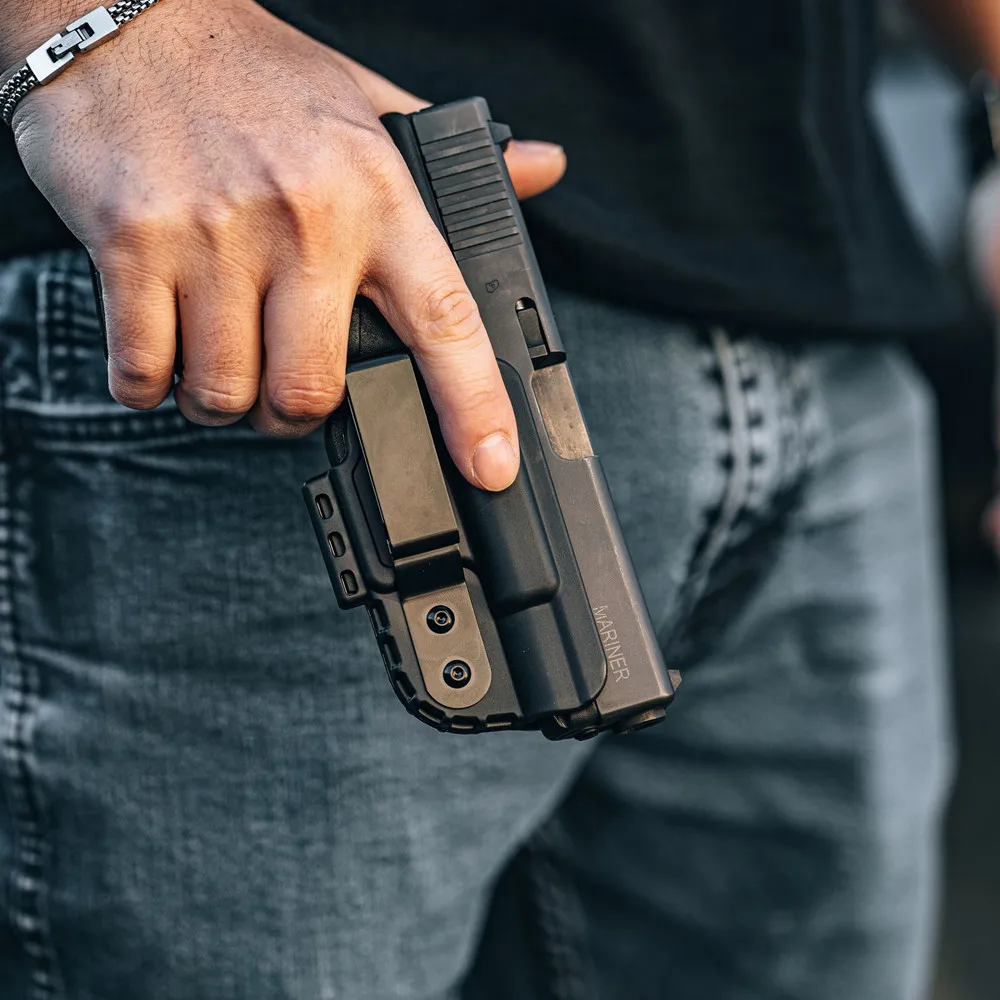 9MM Iwb Holster Glock 19 Glock 17 22 26 Concealed Carry Ambidextrous Pistol Holster Gun Holster