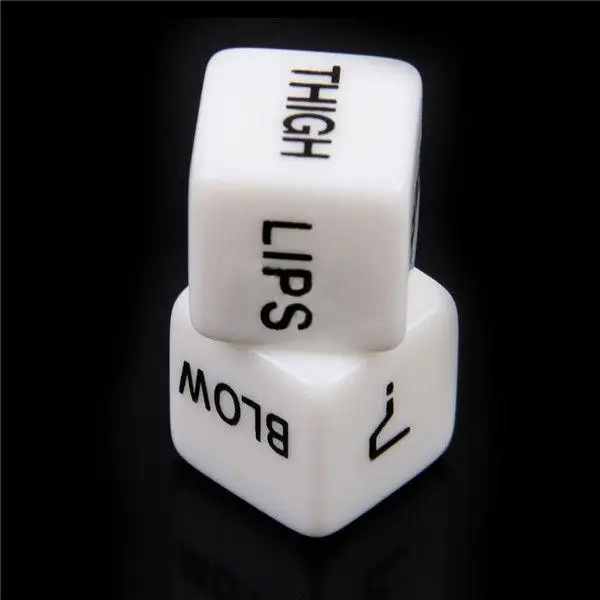 Pack Of 2 Novelty Funny Adult Love Humour Sexy Romance Erotic Dice Pipe Toys