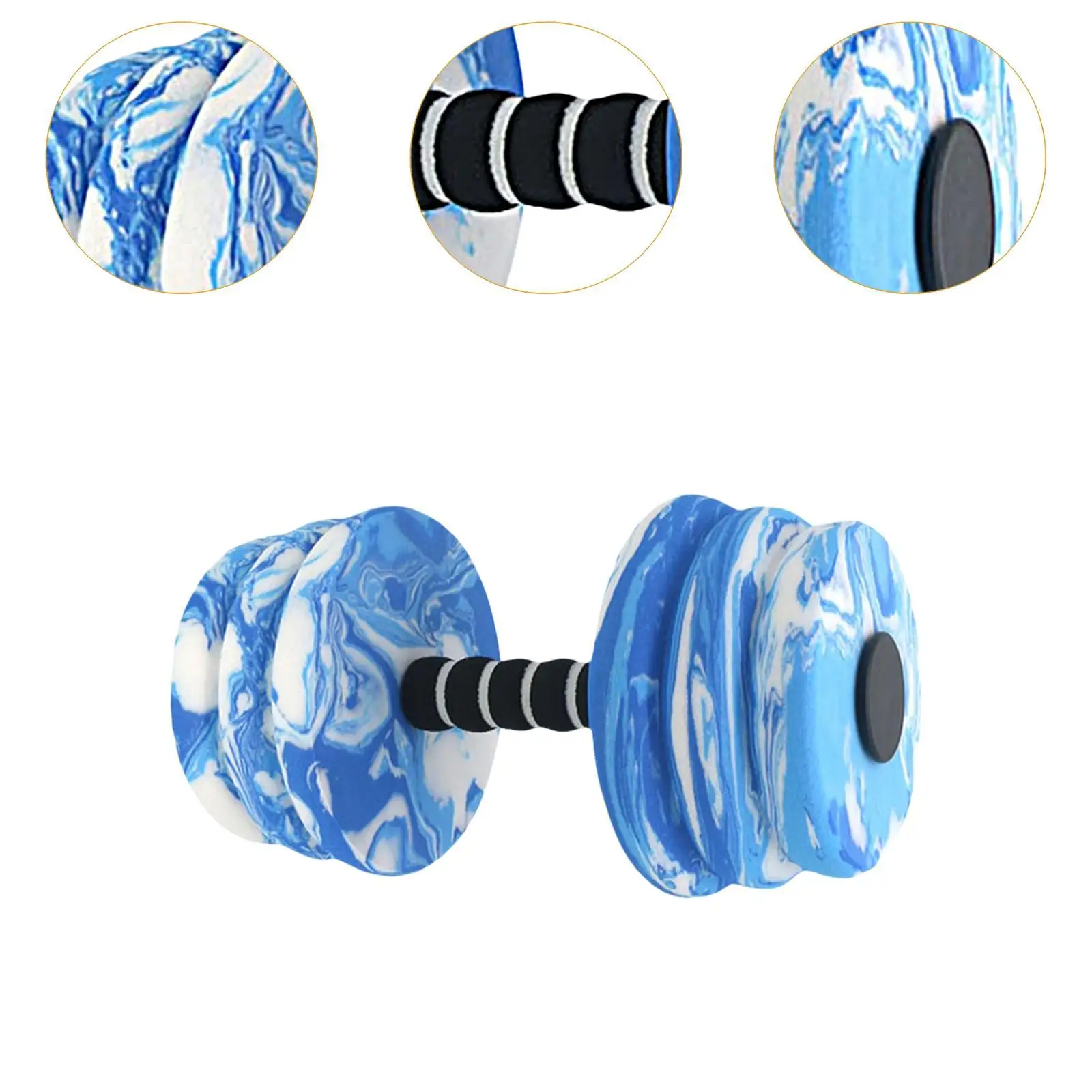 Aquatic Dumbbell Bar Swimming Accessories Swimming Pool Resistance Exercise Equipment Water Aerobic Equipment for Kids Women Men