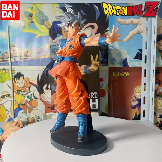 Dragon ball cabelo branco kakarotto saiyan figura de ação móvel ultra  instinto chave do egoísmo son goku modelo brinquedos 16cm - AliExpress