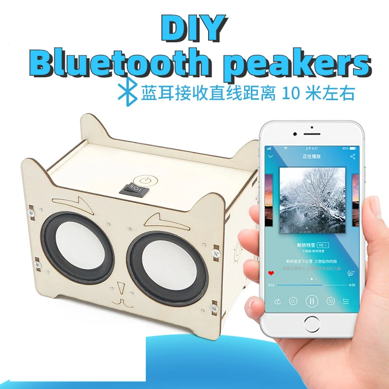 

DIY Wireless Bluetooth Speaker Puzzle Manual Assembling Teaching Supplies Science Toys Stem Toys handmade toys physics toy