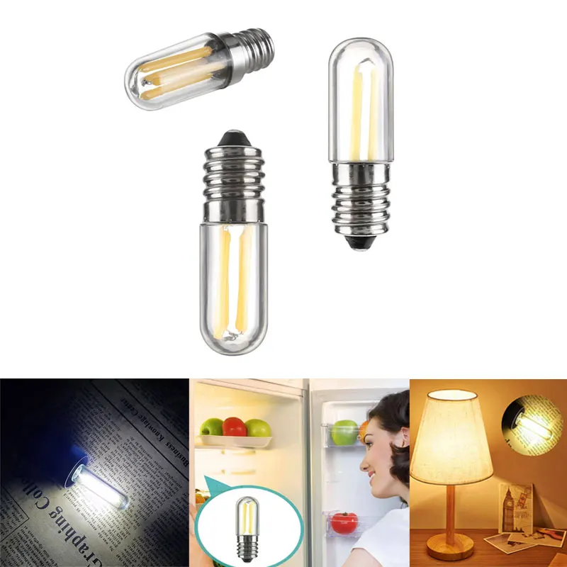 

Mini E12 E14 LED Bulb Dimmable 1W 2W 4W Fridge Light Filament COB Lamp 110V 220V For Chandelier Replace 30W Halogen Lamps