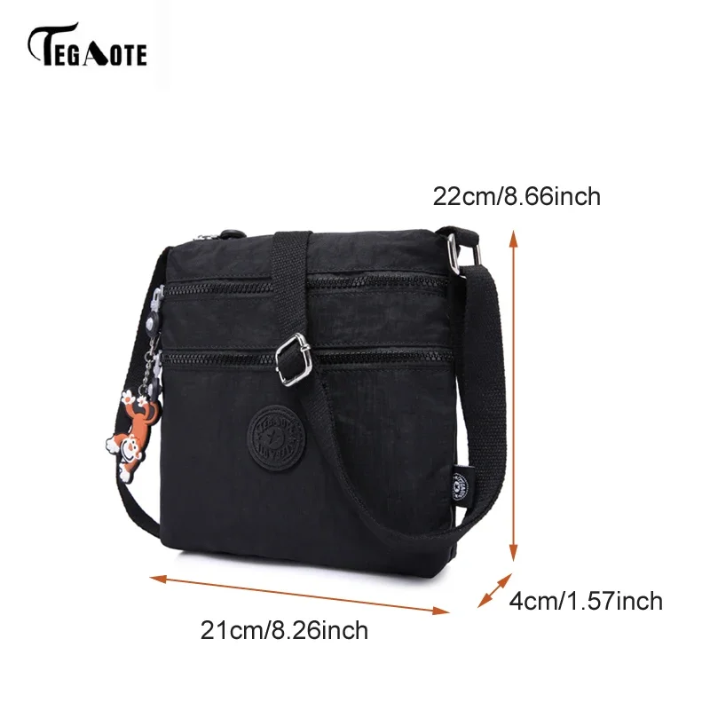 Women Nylon Messenger Shoulder Crossbody Bag