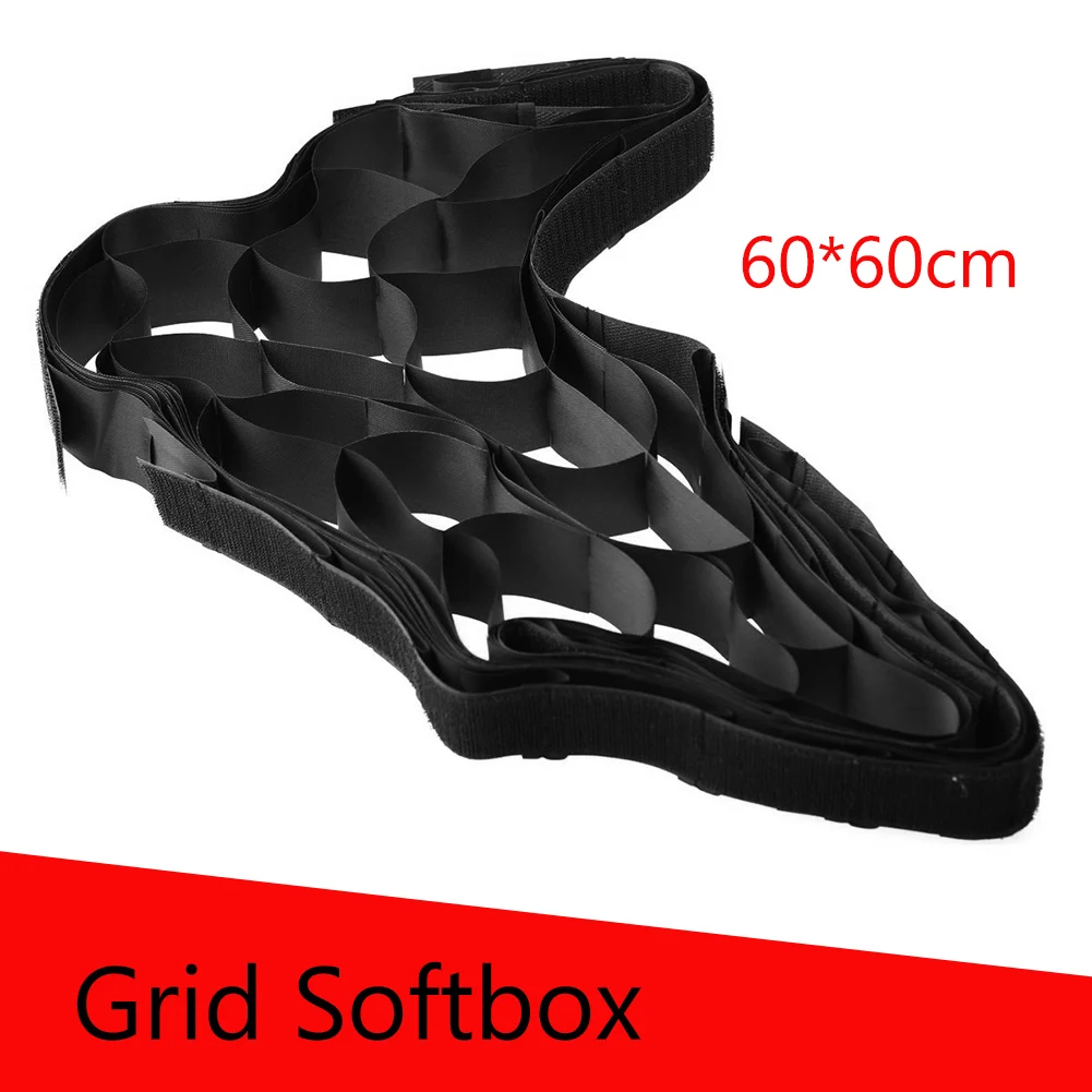 60 X 60cm 정사각형 허니콤 그리드 사진 촬영 메쉬 스튜디오 스트로브 플래시 라이트용