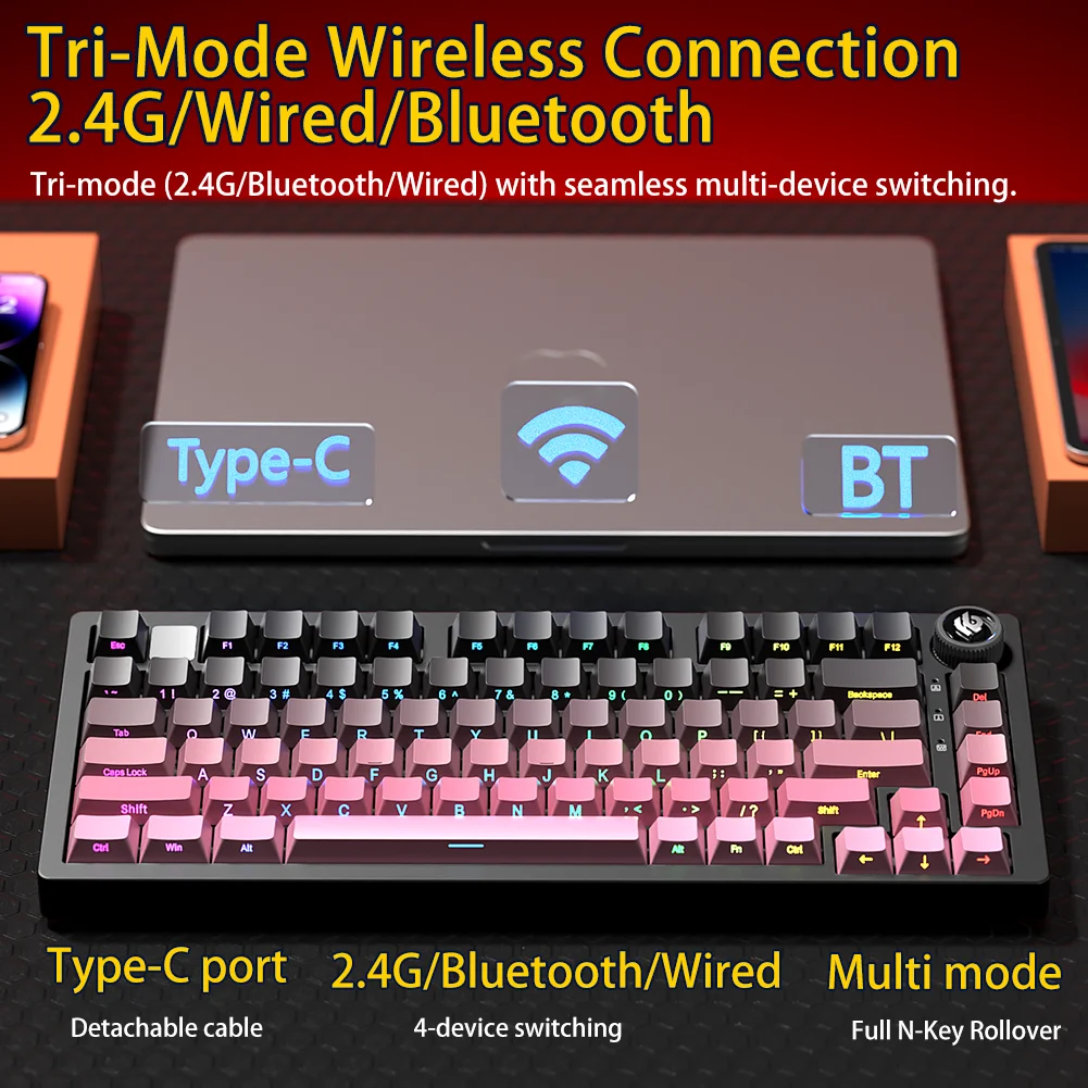 Hi75C PRO RGBキーボード 本体 Leobog Hi75C PRO メカニカルキーボード Amazon.com: LEOBOG