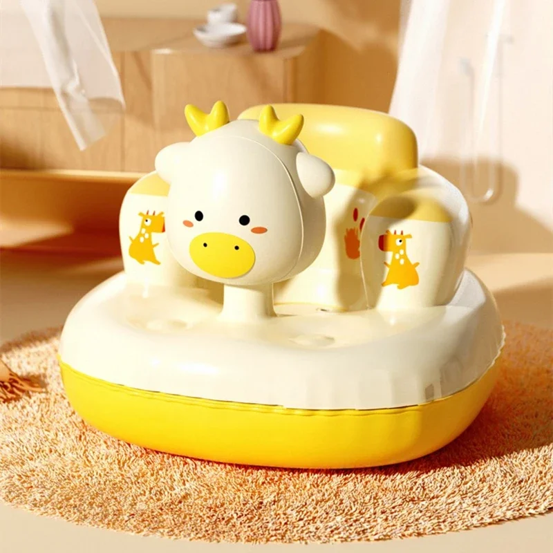 

Inflatable Sofa Chair for Baby Feeding and Playing earning to Sit Outdoor Portable Toy with Air Pump