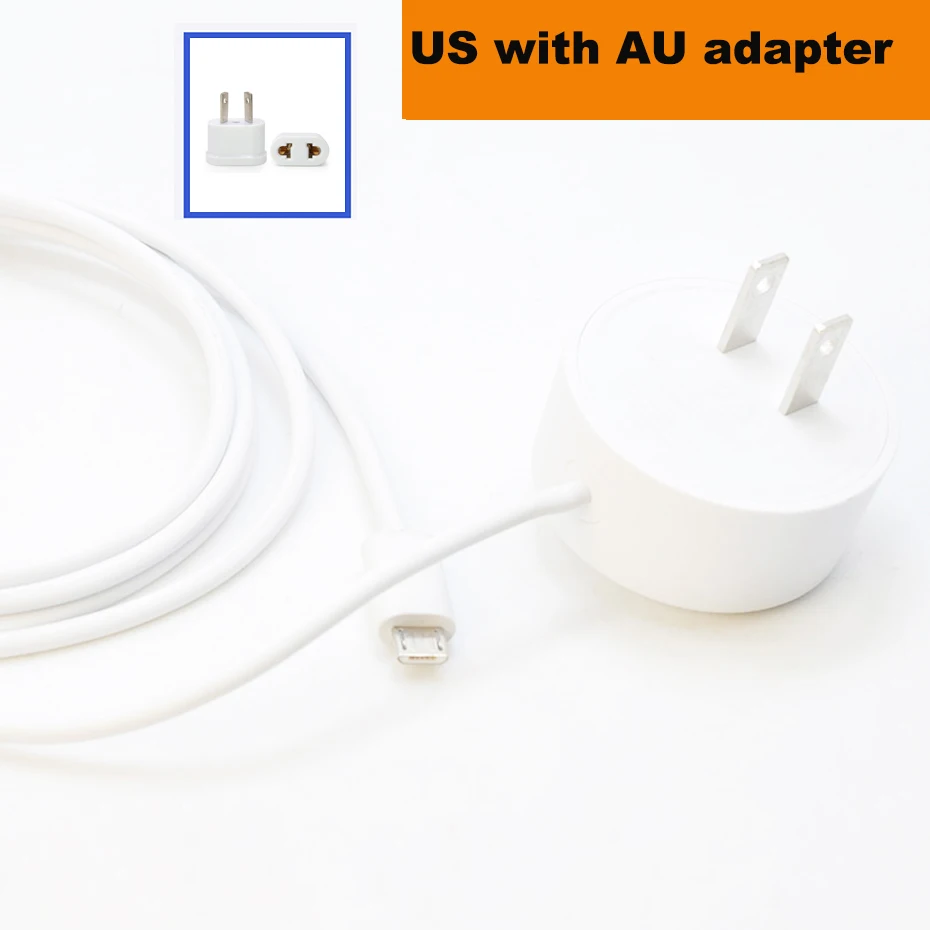 Google Home Mini ACアダプター用電源ケーブル Micro-USB電源 W17