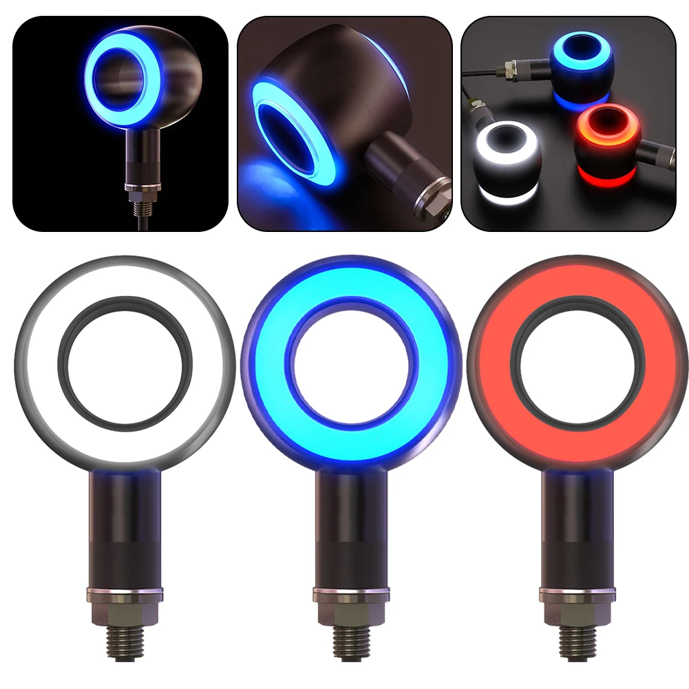 

Motorcycle LED Amber Indicators Turn Signal Lights Motorbike Blinkers Lamps 2024 Hot Sale Brand New And High Quality