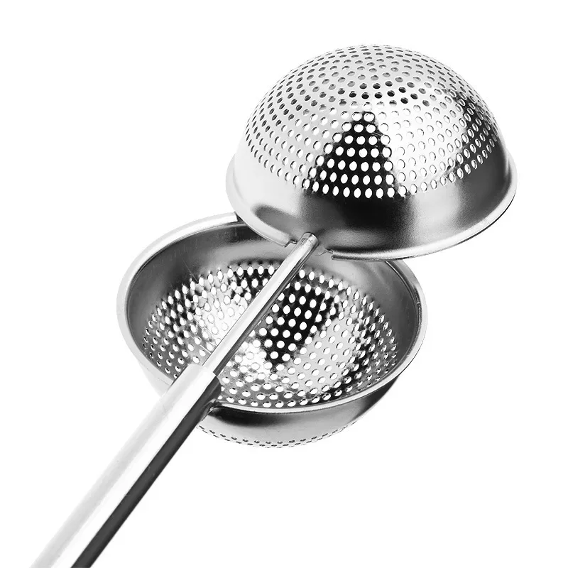 Telescopic Ball Tea Infuser Stainless Steel Tea Strainer Mesh Teaspoon Filter Metal Loose Leaf Bag Strainer Kitchen Teaware