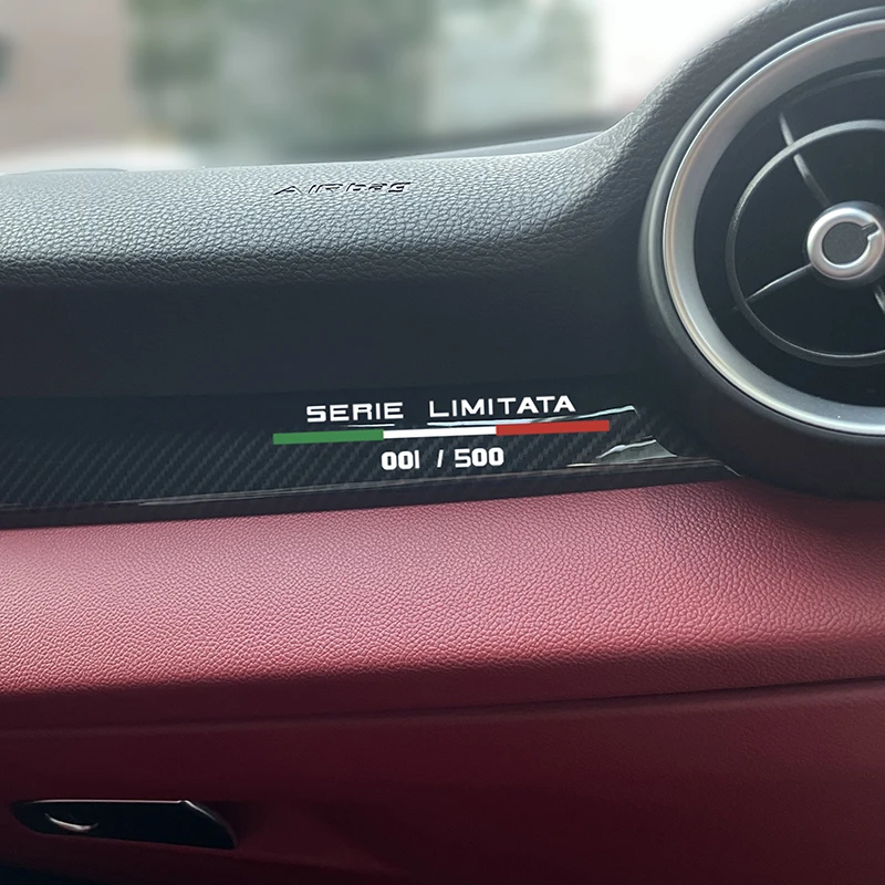 Car Body Center consolcancellited Edition Sticker per Alfa Romeo Giulia Stelvio Gtam accessori per la decorazione di interni modificati - immagine 3