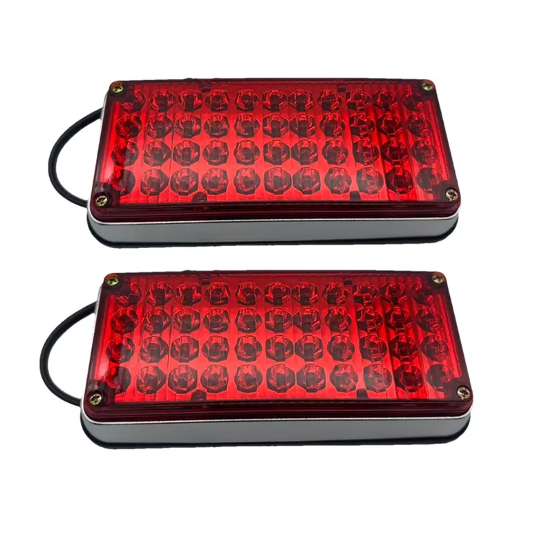 1ペア44led赤12v 24v led点滅ストロボライト救急車ポンプ車消防車