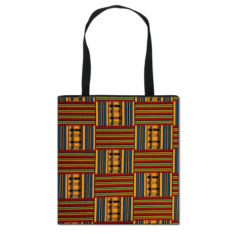 African Women Style Handbag Afro LadiesTraditional Printing Top-Handle Bags for Females Shopping Bag Girls Shoulder Tote Bag 