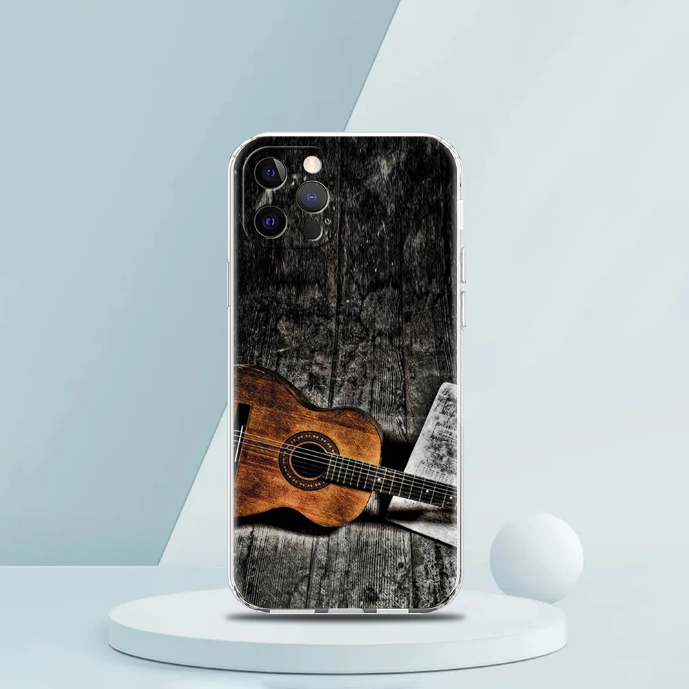 Guitar Strings Instrument Design Luxury Clear Phone Case