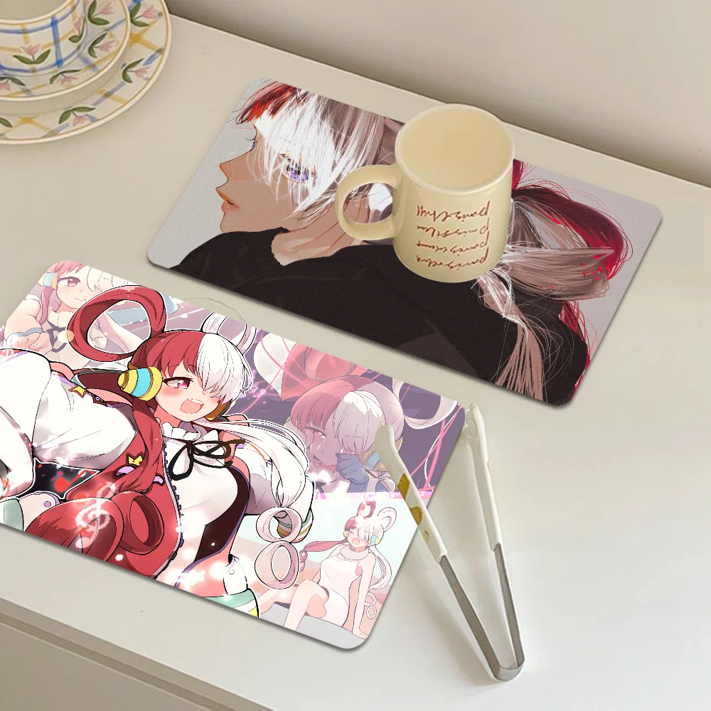 Uta O-One P-Piece Film Art New Super Absorbent Coffee Dish Kitchen Absorbent Draining Mat Drying Mat Quick Dry Bathroom Placemat 3