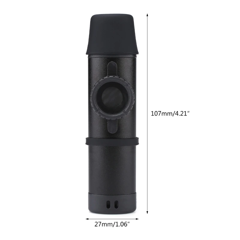 Professional Kazoo Aluminum Alloy Kazoo Woodwind Instrument Musical Instrument Metal Kazu Flute Wood Piccolo music gifts