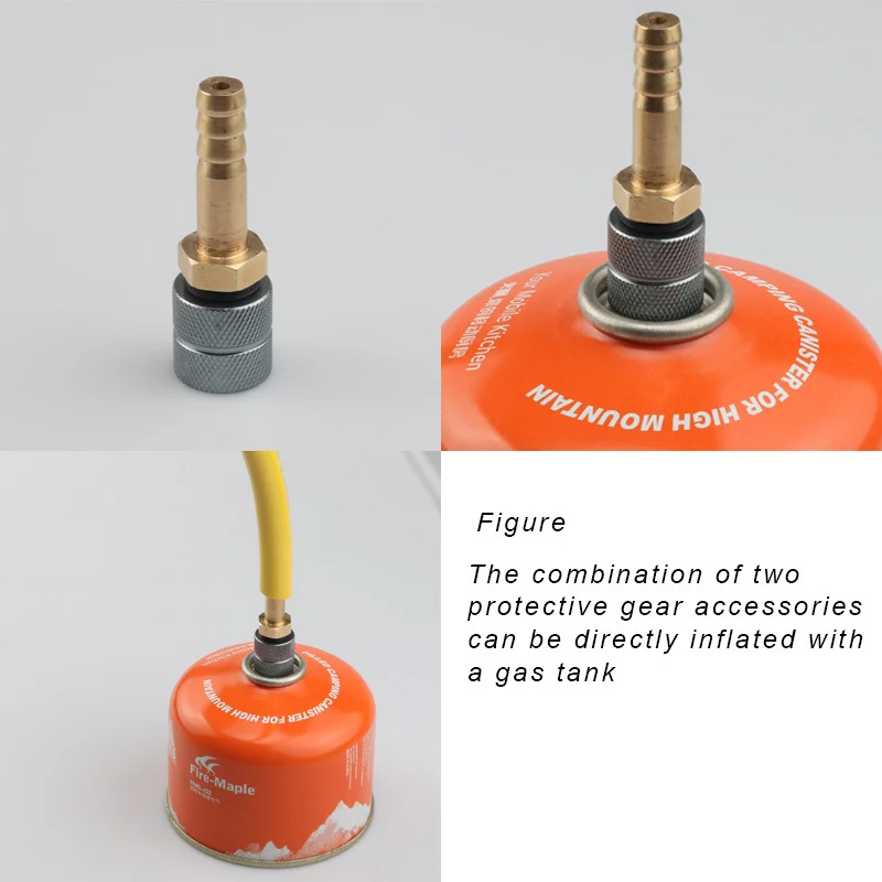 Camping Stove Accessories Gas Tank Adapter Multi-purpose Outdoor Switching Valve Connector To LPG Cylinders Liquefied Cylinder Gas Tank Converter