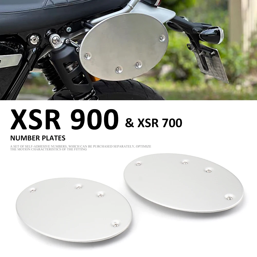 Nuova Targa In Alluminio Lato Moto Targa Ovale Per Yamaha Xsr900 Xsr 900 2022 2023 Xsr700 Xsr 700 2021 - 2023