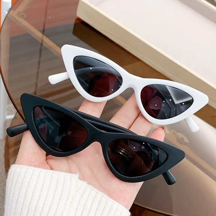 3 pc Korean Fashion Children's UV Cat Eyes Sunglasses for Kids Retro Outdoor Shade Boys and Girls Sun Glasses for Children